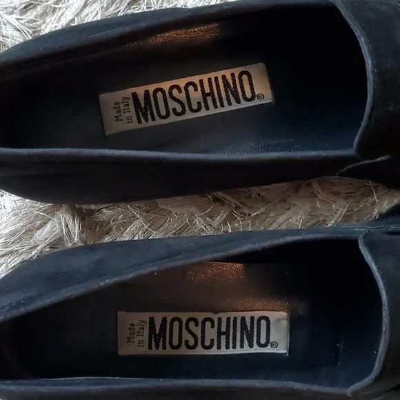 MOSCHINO black suede loafers - Picture 3 of 12